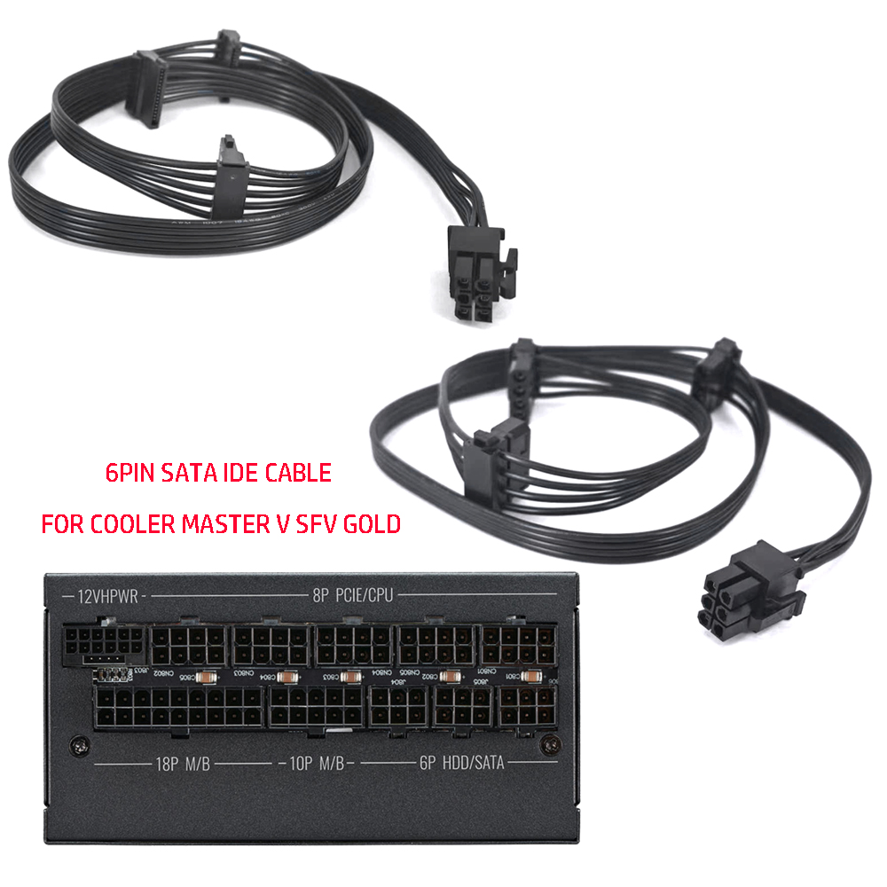 Sfx Modular Power Supply 850W Gold - 6PIN PCIE ถึง 3 * SATA