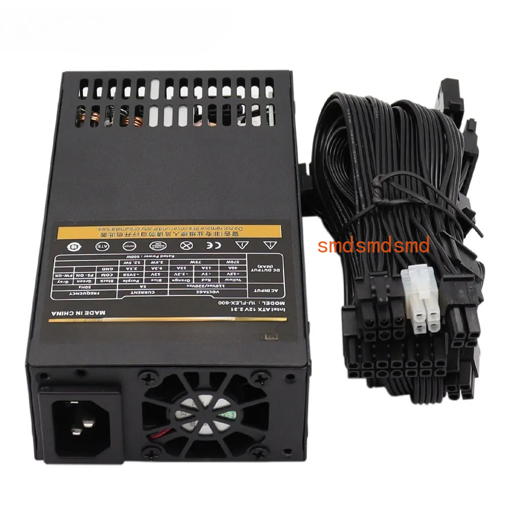 แหล่งจ่ายไฟแบบโมดูลาร์ 600W ขน - Flex Atx Power Supply 600W 1U บทวิจารณ์และราคา