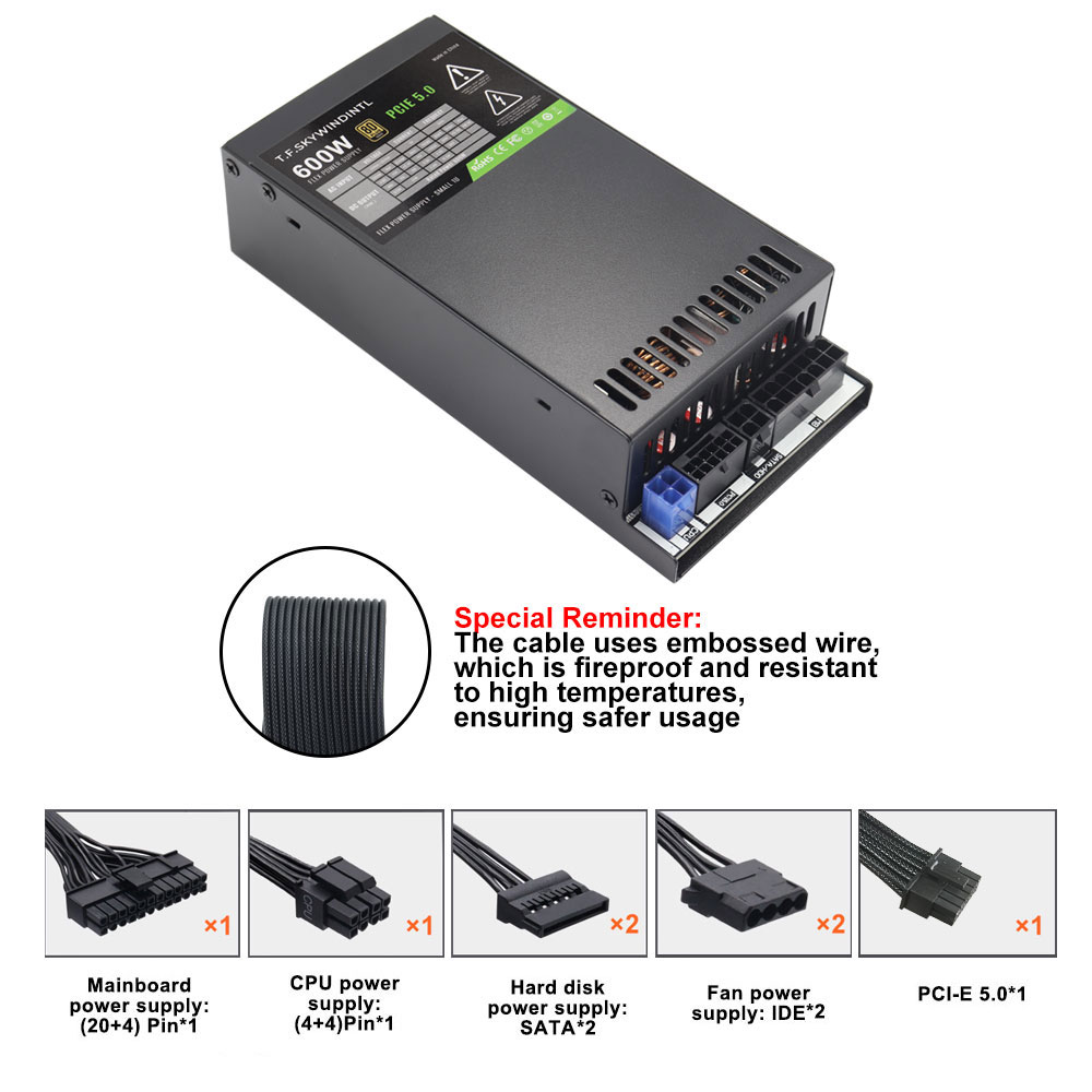 ATX 3.0 PCI-E Gen5 Flex ATX Mo - Flex Atx Power Supply 600W 1U บทวิจารณ์และราคา