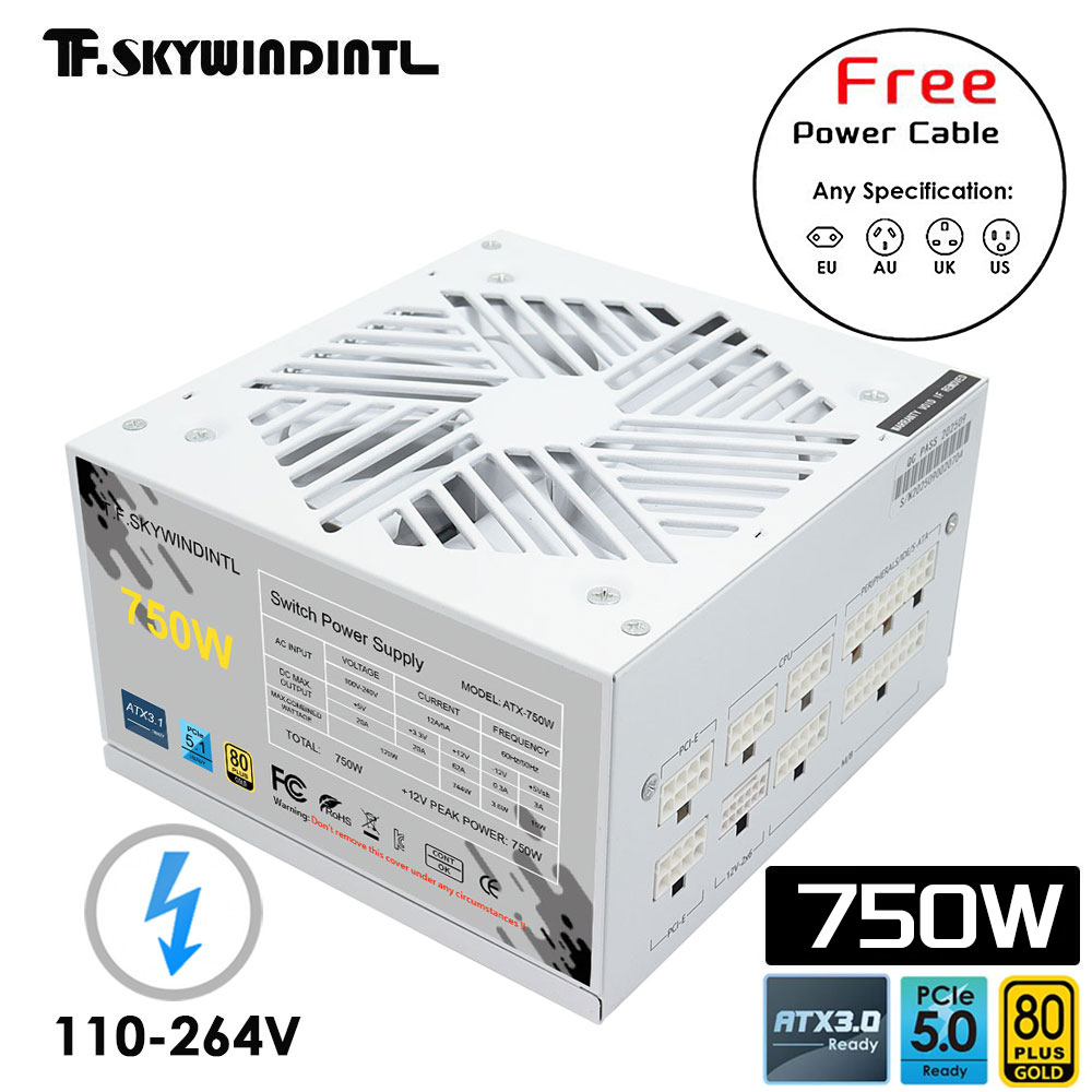 พาวเวอร์ซัพพลายแบบ Full Modula - 1000W White Modular Power Supply บทวิจารณ์และราคา
