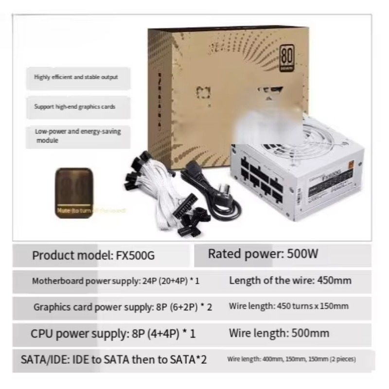 มีสินค้าในสต็อก พาวเวอร์ซัพพลา - 850W Sfx Power Supply 80 Plus Gold บทวิจารณ์และราคา