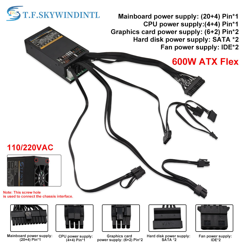 Flex 600W Modular Power Supply - Flex Atx Power Supply 600W 1U บทวิจารณ์และราคา